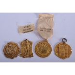 4 VINTAGE MEDALS. (4)