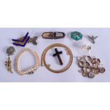 ASSORTED JEWELLERY together with a thimble etc. (qty)