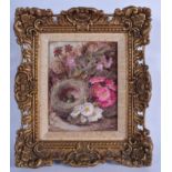 AN ANTIQUE OIL ON CANVAS Oliver Clare (1852-1927) Oil on canvas. Image 16 cm x 22 cm.