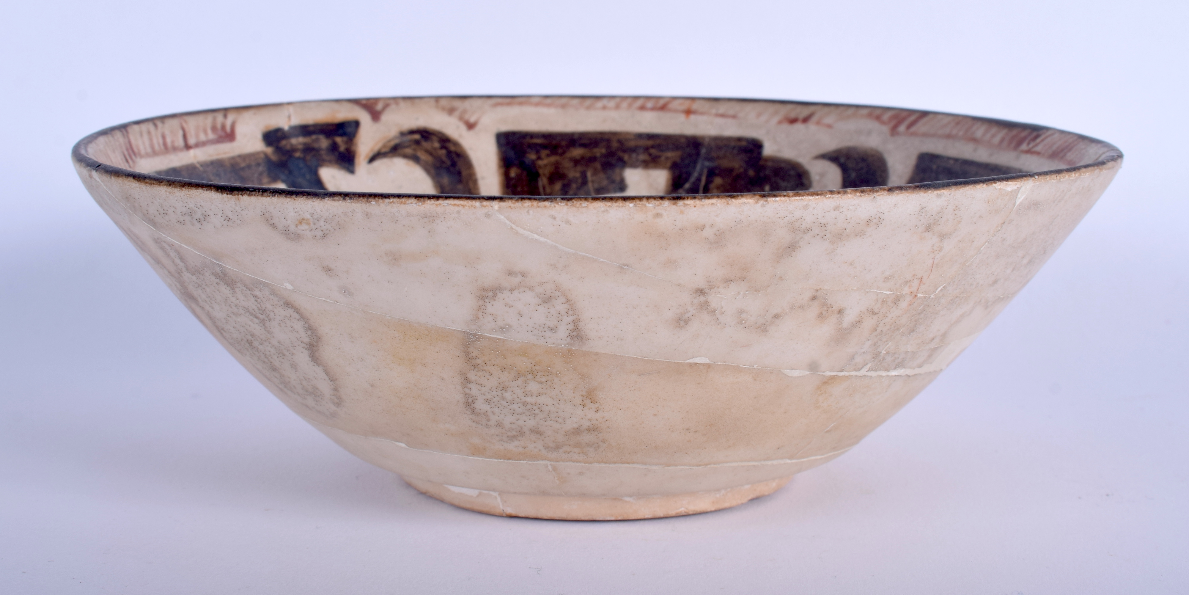 A MIDDLE EASTERN KASHAN BOWL. 19 cm diameter. - Bild 2 aus 4