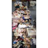 A VERY LARGE DOLL COLLECTION, including Leonardo and House of Valentina. (qty)