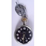 AN UNUSUAL MARK V MILITARY GS TYPE CB 536 POCKET WATCH. 5.25 cm diameter.