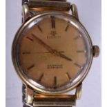 A 1950S TISSOT SEA STAR AUTOMATIC WRISTWATCH. 3.25 cm diameter.