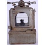 AN ANTIQUE RAILWAY LAMP, internal stamp “L N R S”. 30 cm high.