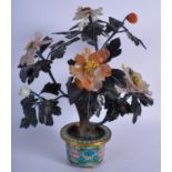 AN EARLY 20TH CENTURY CHINESE CLOISONNE ENAMEL BONSAI TREE Late Qing/Republic. 20 cm high.