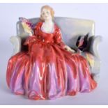 A DOULTON & CO SWEET & TWENTY HN 1298 FIGURE. 18 cm x 16 cm.