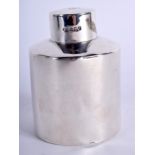 A VICTORIAN SILVER TEA CADDY. Sheffield 1899. 2.8 oz. 8.5 cm high.