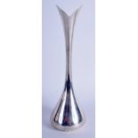 A STYLISH DANISH SILVER VASE. 5.7 oz. 24 cm high.