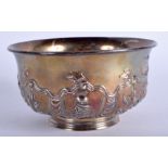 A VICTORIAN SILVER SUGAR BOWL. London 1891. 5.4 oz. 11 cm wide.