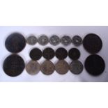 FOUR SETS OF CHINESE COINS, varying design. (17)