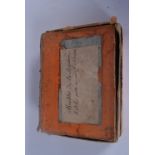 A BOX OF FRENCH ARCHITECTURAL GLASS SLIDES, varying subject. Slides 13 cm x 18 cm.