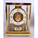 A BOXED ATMOS JAEGER LE COULTRE ATMOS CLOCK No 240893. 21 cm x 15.5 cm.