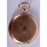 A VINTAGE 14CT GOLD LONGINES POCKET WATCH. 71.3 grams overall. 4.75 cm wide.