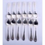 ASSORTED SILVER SPOONS. Birmingham 1903. 5.4 oz. (qty)