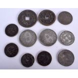 A BAG OF CHINESE COINS. (11)