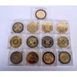 THIRTEEN MILLIONAIRE COLLECTION PROOF COINS. (qty)