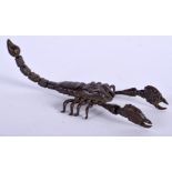 A JAPANESE ARTICULATED SCORPION. 11 cm wide.