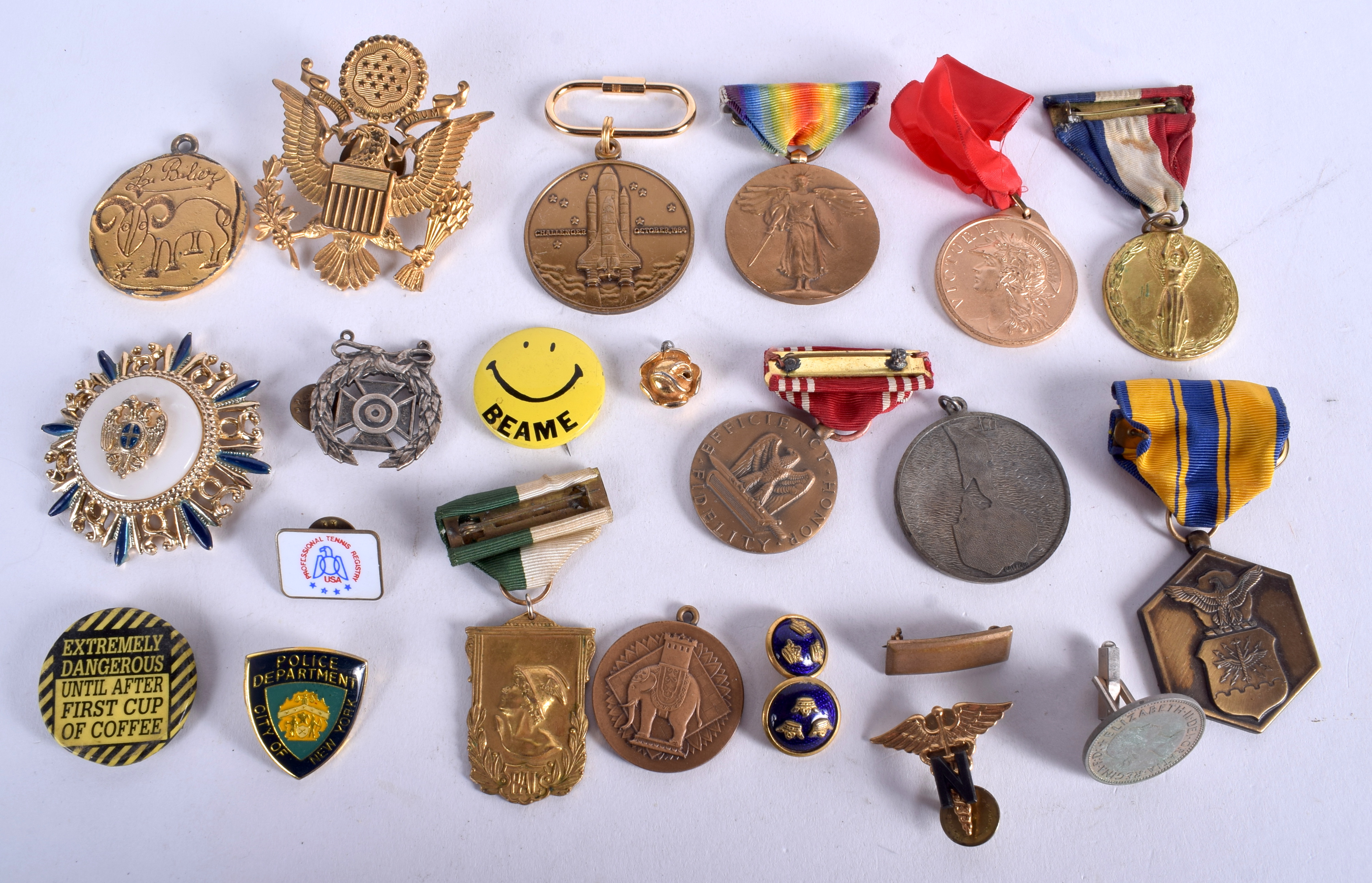 VARIOUS MEDALS etc. (qty)