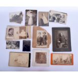 A BOX OF VINTAGE PHOTOGRAPHS. (qty)