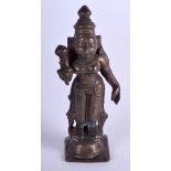 AN ANTIQUE INDIAN BRONZE BUDDHA. 8 cm high.