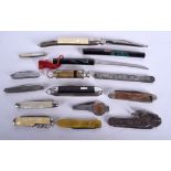 ASSORTED VINTAGE KNIVES. (qty)