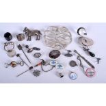 ASSORTED SILVER JEWELLERY. (qty)
