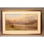 EBENEZER ALFRED WARMINGTON (c.1830-1903), "Helwellyn from Lower Beach, Ullswater", watercolour