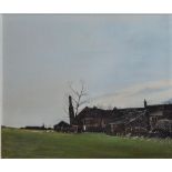PETER BROOK (1927-2009), "Old Farm", oil on canvas, signed, inscribed verso, 20" x 24", framed (