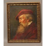 CONTINENTAL SCHOOL (19th Century), Portrait of an Elderly Gentleman with White Beard and and wearing