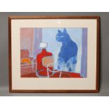 JACK HELLEWELL (1920-2000), "The Stray", gouache, signed, inscribed label verso, and label for