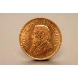 A GOLD KRUGERRAND, 1974, 33.9g (Est. plus 21% premium inc. VAT)