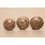 THREE TETRADRACHMS comprising one in the name of Alexander the Great, Celts of the Lower Danube,