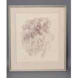 STANLEY SPENCER (1891-1959), Girls Gathering Flowers, lithograph, 52/75, label on reverse "...