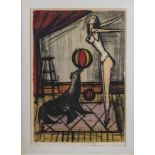 BERNARD BUFFET (French 1928-1999), "La Ballerina a l'Oterie", lithograph in colours, 116/120, signed