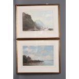 ROY PERRY (1935-1992), The Harbour Chichester, and another, a pair, oil on board, signed, one with