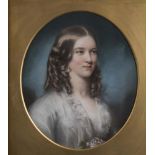 ENGLISH SCHOOL (Mid 19th century), Portraits of Young Women (reputedly of the same family), set of