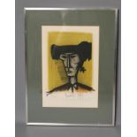 BERNARD BUFFET (French 1928-1999), Torero, lithograph in colours, 106/125, signed in pencil, plate