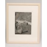 KAREN COLLEY (Contemporary), "Map II", etching, signed, inscribed and dated 2012 in pencil, plate