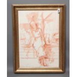 GEORGE BUTLER (1904-1999), Study for a Seated Female Figure, oil on canvas, signed to the reverse,