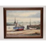 JACK RIGG (b.1927), Ladies Bay, Guernsey, oil on canvas, signed, artist's label and inscribed to