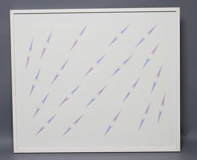 TESS JARAY (b.1937), Mistral, screen print in colour, limited edition 9/25, signed in pencil and