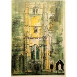 JOHN PIPER (1903-1992), Wymondham Priory, screen print, limited edition 62/75, signed in pencil,