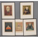 EDMUND XAVIER KAPP (1890-1978), Law Lords, a set of five lithographs from the Law Journal 1925,