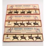 Three boxed sets of Britains soldiers for the Indian Army 13th Duke of Connaught's Own Lancers No.
