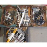 Approximately seventy made up plastic plane and helicopter models, F-G (Est. plus 21% premium inc.