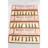 Three sets of Britains Italian Infantry No.1435, P (Est. plus 21% premium inc. VAT)