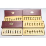 Five boxed sets of Bastion Models comprising Spanish Infantry A.8, German Infantry A.14 and A.35,