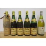 Five bottles 1961 Batard-Montrachet Ramonet Prudhon, one bottle 1982 Chablis, M. Remon (6) (Est.