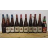Two bottles 1959, one bottle 1961, five bottles 1964, one bottle Schloss Vollrads Auslese, and one