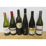 One bottle 2008 Tim Adams Riesling, three various bottles Chardonnay and two other bottles (